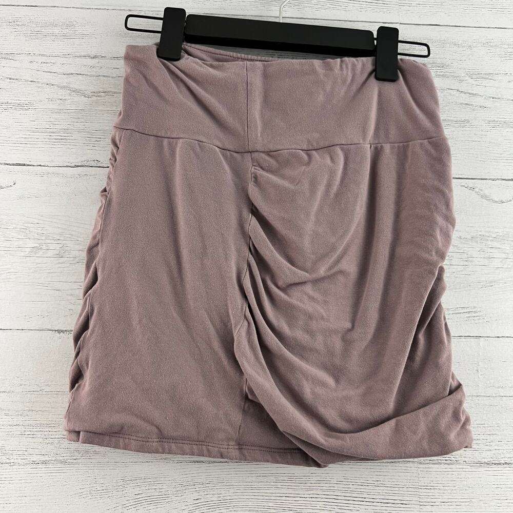 Free People Dusty Purple Fitted Y2K Mini Skirt Size M